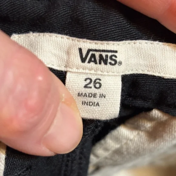 Vans Slim Fit Black Chino Pants - Picture 5 of 6